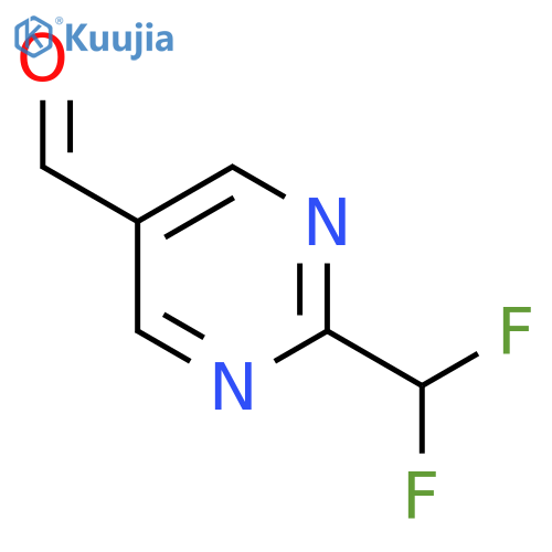 2-(Difluoromethyl)pyrimidine-5-carbaldehyde structure