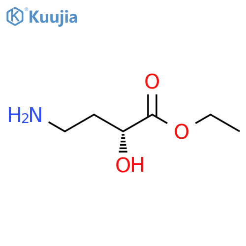 ethyl (2R)-4-amino-2-hydroxybutanoate structure