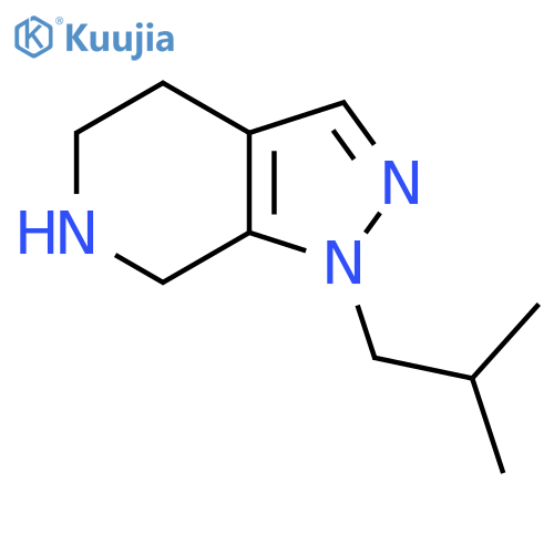 1-Isobutyl-4,5,6,7-tetrahydro-1H-pyrazolo[3,4-c]pyridine structure