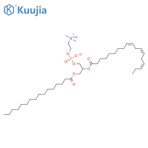 Phosphatidylcholine; Glycerol 2-(9,12,15-octadecatrienoate) 1-hexadecanoate 3-phosphocholine structure