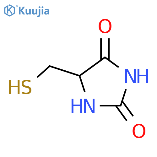 (5R)-5-(sulfanylmethyl)imidazolidine-2,4-dione structure
