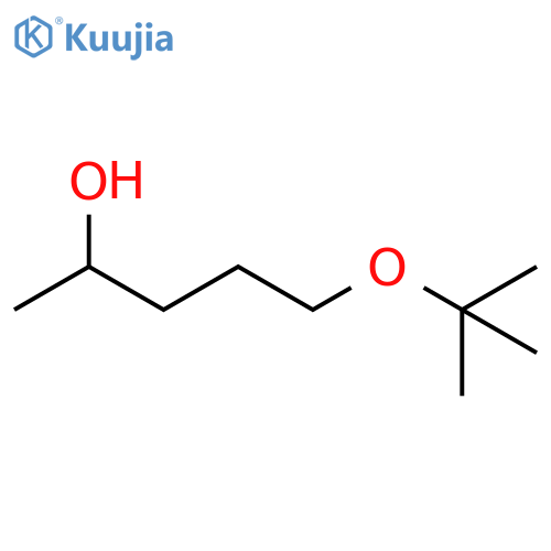 5-(tert-butoxy)pentan-2-ol structure