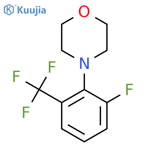 4-(2-Fluoro-6-(trifluoromethyl)phenyl)morpholine structure