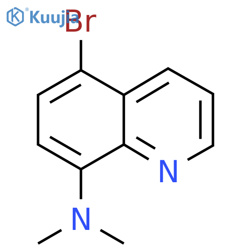 5-Bromo-N,N-dimethyl-8-quinolinamine structure
