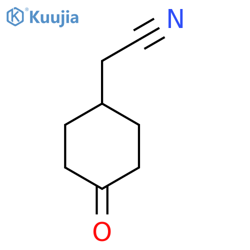 2-(4-Oxocyclohexyl)acetonitrile structure