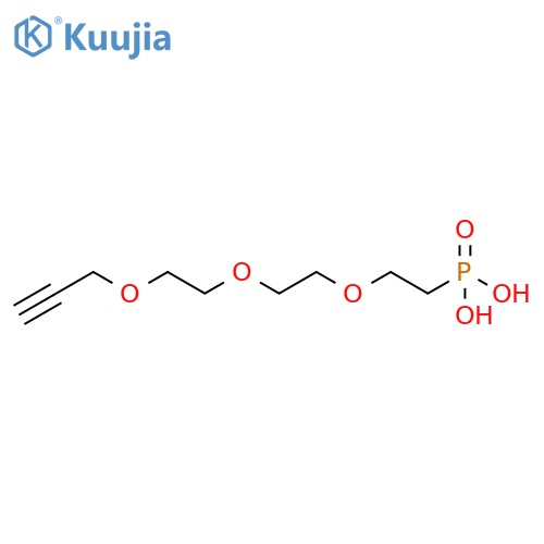 Propargyl-PEG3-phosphonic acid structure