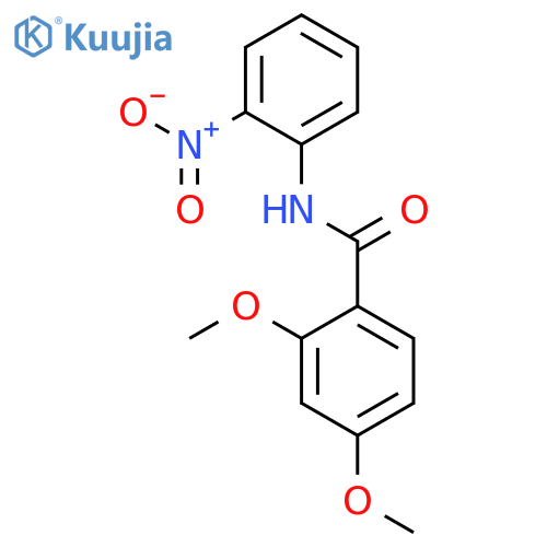 2,4-dimethoxy-N-(2-nitrophenyl)benzamide structure