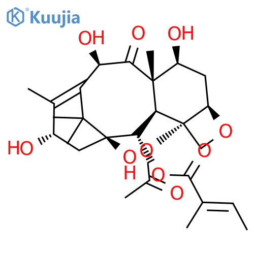 2-Debenzoyl-2-tigloyl 10-Deacetyl Baccatin III structure