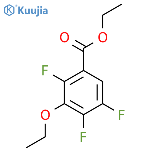 Ethyl 3-ethoxy-2,4,5-trifluorobenzoate structure