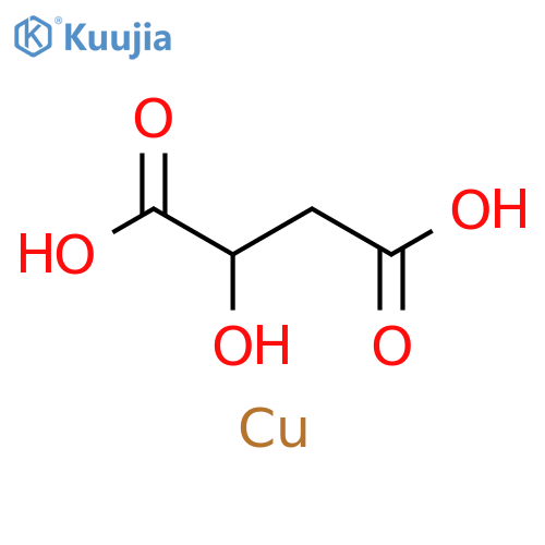 Butanedioic acid, 2-hydroxy-, copper(2+) salt (1:) structure