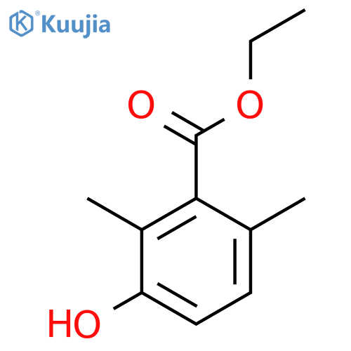 Ethyl 2,6-dimethyl-3-hydroxybenzoate structure