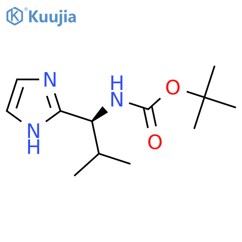 (S)-Tert-Butyl (1-(1H-imidazol-2-yl)-2-methylpropyl)carbamate structure