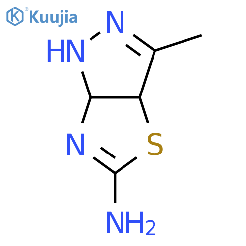 1H-Pyrazolo[3,4-d]thiazol-5-amine,3a,6a-dihydro-3-methyl- structure