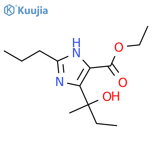 Ethyl 4-(2-hydroxybutan-2-yl)-2-propyl-1H-imidazole-5-carboxylate structure