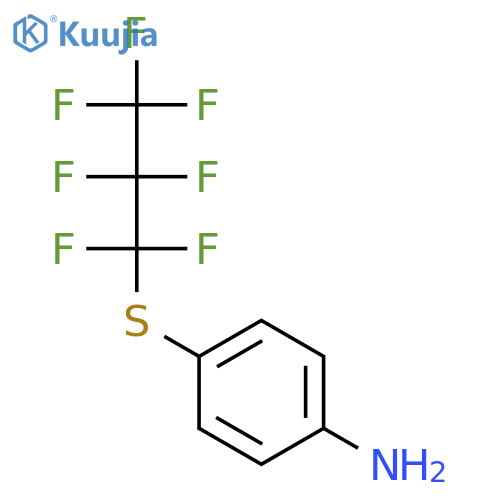 4-(Perfluoropropylthio)aniline structure