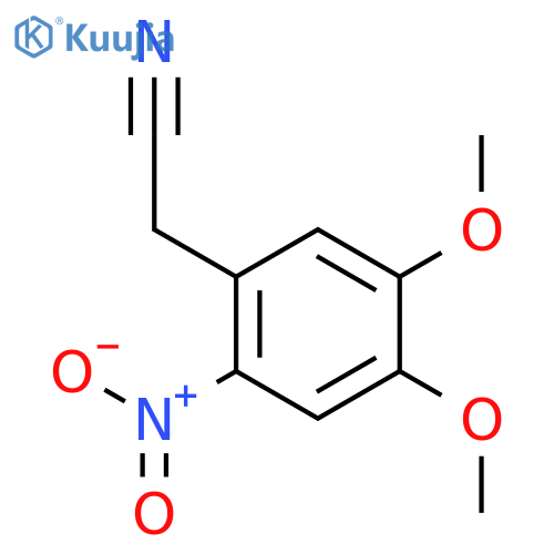2-(4,5-Dimethoxy-2-nitrophenyl)acetonitrile structure