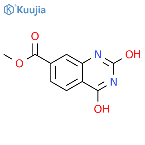 Methyl 2,4-dihydroxyquinazoline-7-carboxylate structure