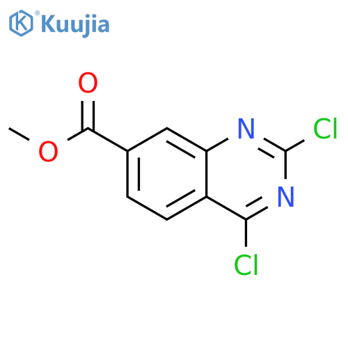 Methyl 2,4-dichloroquinazoline-7-carboxylate structure