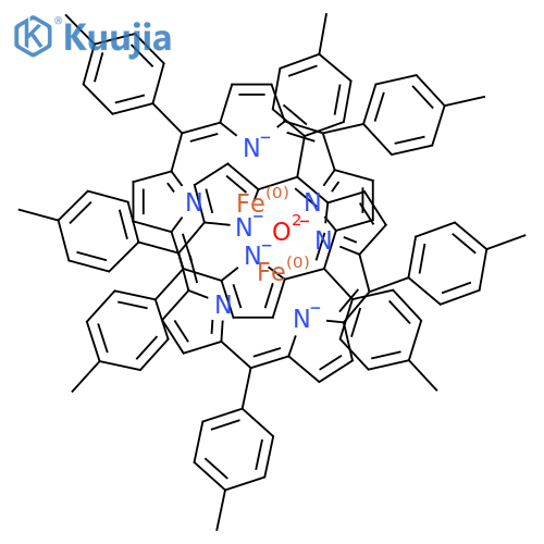 Iron;oxygen(2-);5,10,15,20-tetrakis(4-methylphenyl)porphyrin-22,24-diide structure