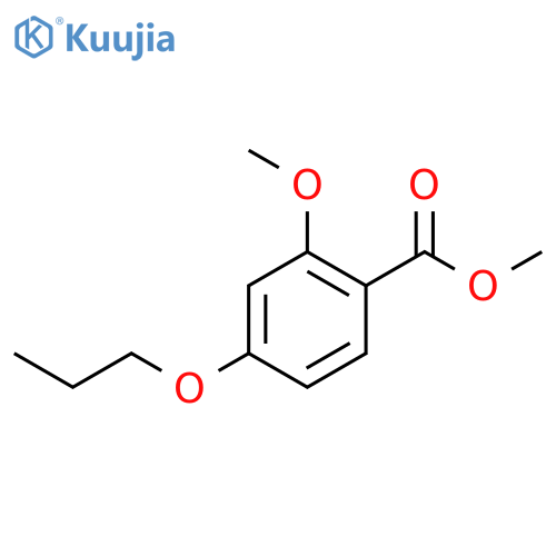 methyl 2-methoxy-4-propoxybenzoate structure