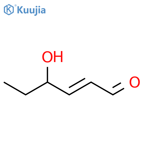 2-Hexenal, 4-hydroxy- structure