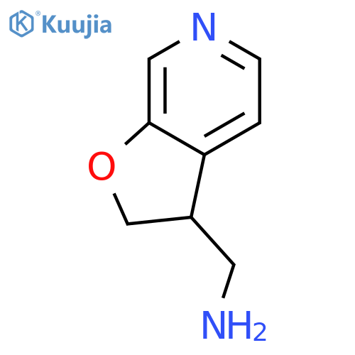 C-(2,3-Dihydro-furo2,3-cpyridin-3-yl)-methylamine structure