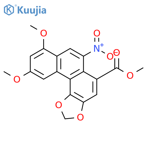 methyl 8,10-dimethoxy-6-nitrophenanthro[3,4-d][1,3]dioxole-5-carboxylate structure