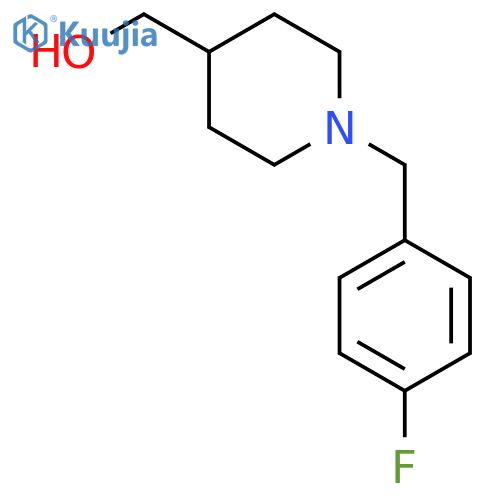 [1-(4-Fluoro-benzyl)-piperidin-4-yl]-methanol structure