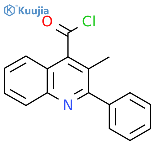 3-Methyl-2-phenylquinoline-4-carbonyl chloride structure