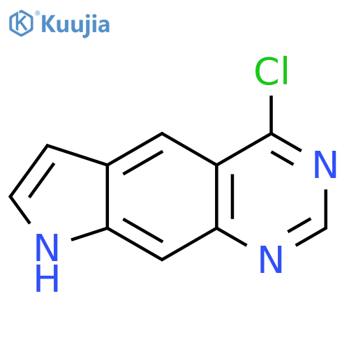 8H-Pyrrolo[3,2-g]quinazoline, 4-chloro- structure