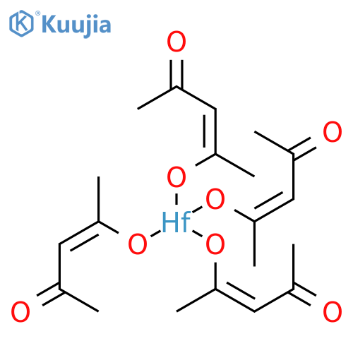 Hafnium Acetylacetonate structure