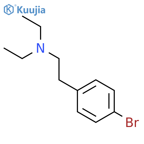 2-(4-Bromophenyl)-N,N-diethylethanamine structure