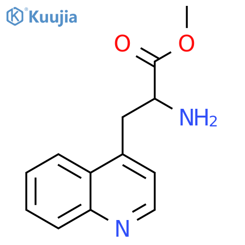 2-Amino-3-quinolin-4-yl-propionic acid methyl ester structure