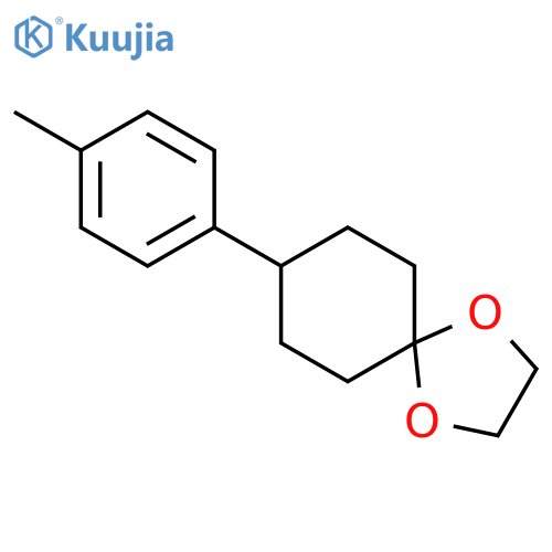 1,4-Dioxaspiro[4.5]decane, 8-(4-methylphenyl)- structure