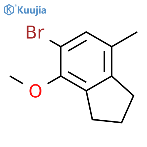 5-Bromo-4-methoxy-7-methylindane structure