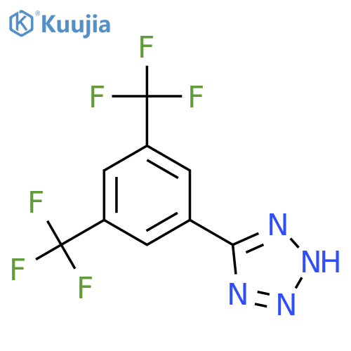 5-3,5-Bis(trifluoromethyl)phenyl-2H-1,2,3,4-tetrazole structure