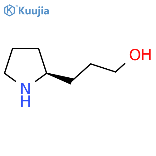 3-[(2S)-pyrrolidin-2-yl]propan-1-ol structure