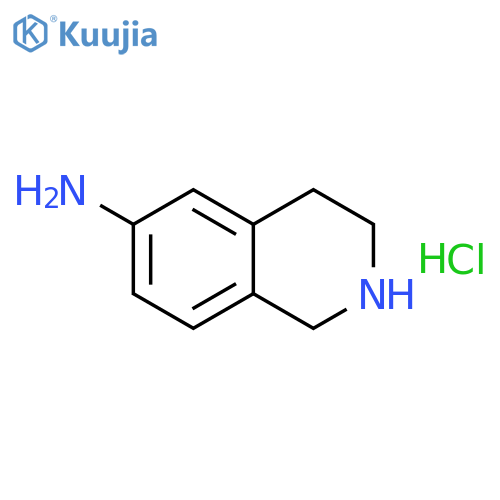 1,2,3,4-Tetrahydroisoquinolin-6-amine hydrochloride structure