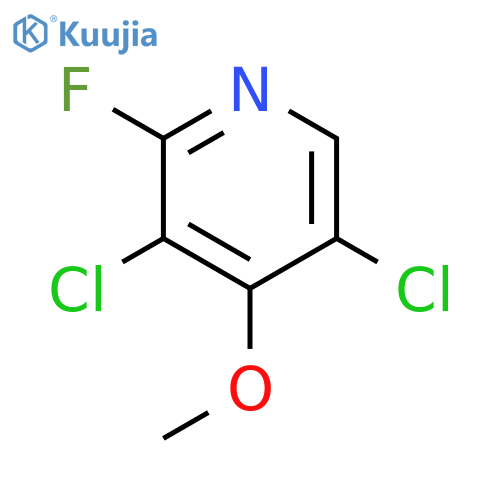 3,5-Dichloro-2-fluoro-4-methoxypyridine structure