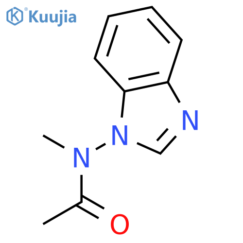 Acetamide,N-1H-benzimidazol-1-yl-N-methyl- structure