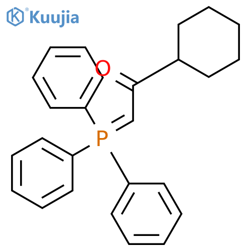 Ethanone, 1-cyclohexyl-2-(triphenylphosphoranylidene)- structure
