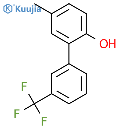 4-Methyl-2-[3-(trifluoromethyl)phenyl]phenol structure