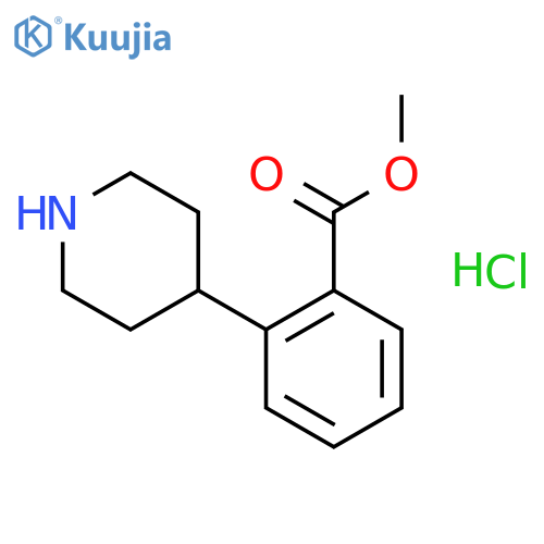 methyl 2-(piperidin-4-yl)benzoate structure