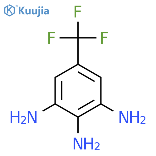 5-(trifluoromethyl)benzene-1,2,3-triamine structure