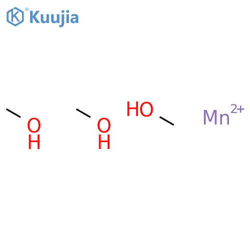 Manganese(2+), tris(methanol)- structure