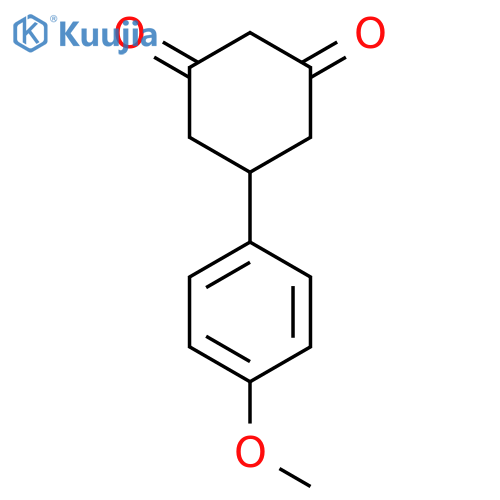 5-[4-(Methoxyphenyl)]-1,3-cyclohexanedione structure