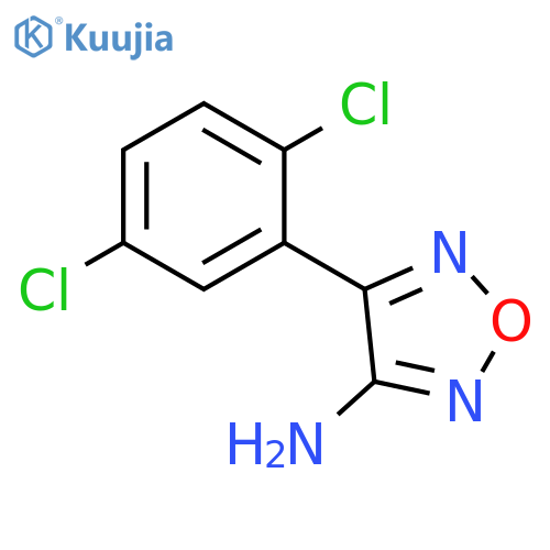 4-(2,5-Dichloro-phenyl)-furazan-3-ylamine structure