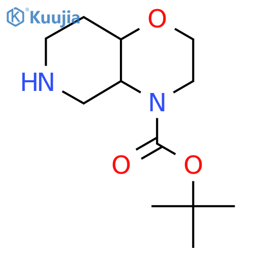 tert-butyl 2,3,4a,5,6,7,8,8a-octahydropyrido[4,3-b][1,4]oxazine-4-carboxylate structure