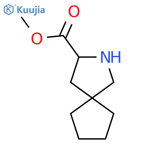 methyl 2-azaspiro4.4nonane-3-carboxylate structure