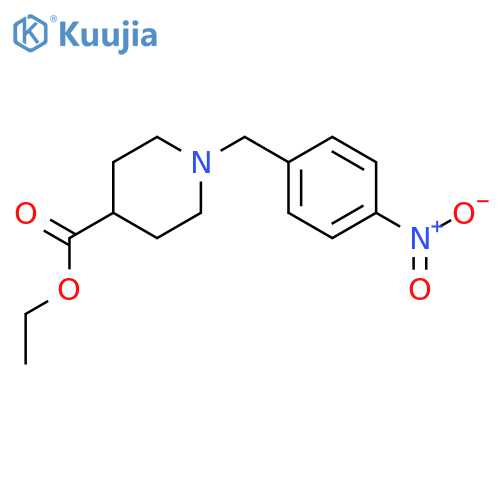 1-(4-Nitro-benzyl)-piperidine-4-carboxylic acid ethyl ester structure